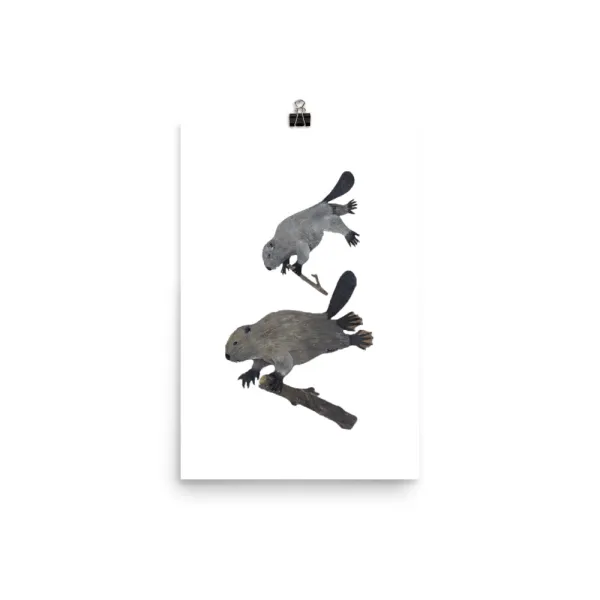 Minimalist art showing a rabbit in three progressive poses.