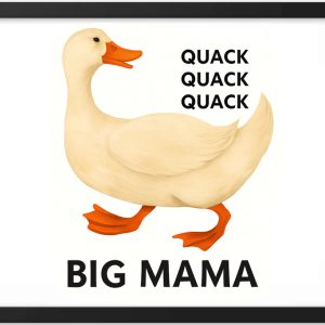 Illustration of a duck labeled 'Big Mama' with repeated 'quack' sounds.